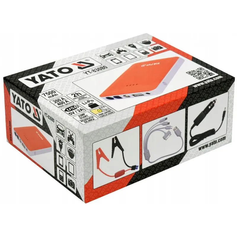 Автономное пусковое устройство (бустер) Yato YT-83080 - фото 6