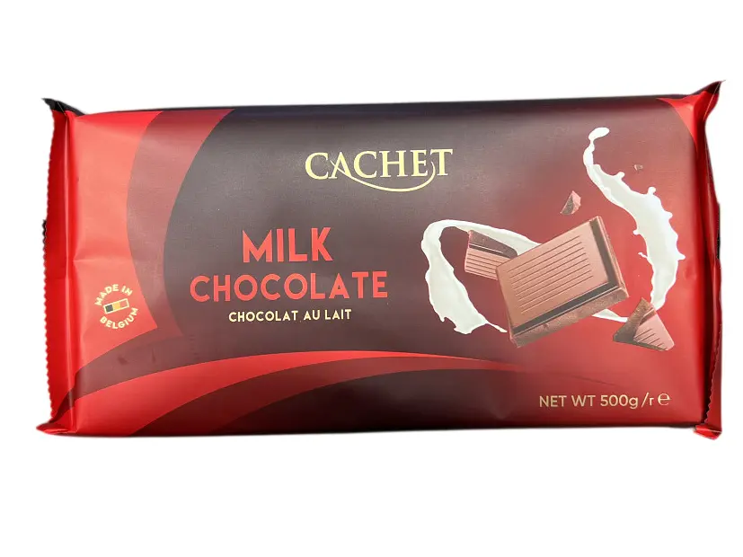 Молочний шоколад Cachet Milk Chocolate 32% какао 500 г (5412956290117)