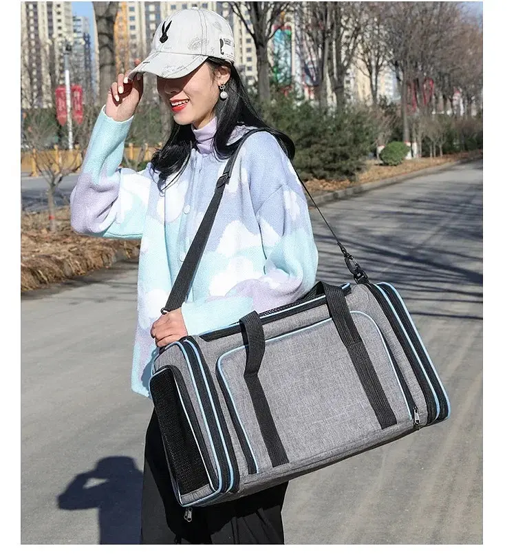 Розкладна сумка переноска для невеликих тварин до 8 кг Собак та кішок - фото 5