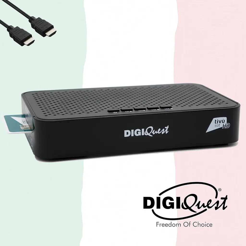 Супутниковий ресивер DIGIQuest Q10 Full HD з Wi-Fi та картою TiVuSat HD - фото 2