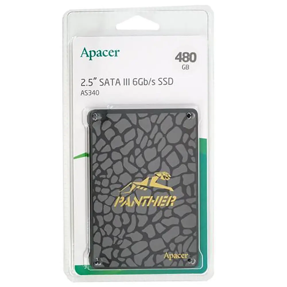 Накопичувач SSD Apacer AS340 480GB 2.5" 7mm SATAIII Standard (AP480GAS340G-1) - фото 2
