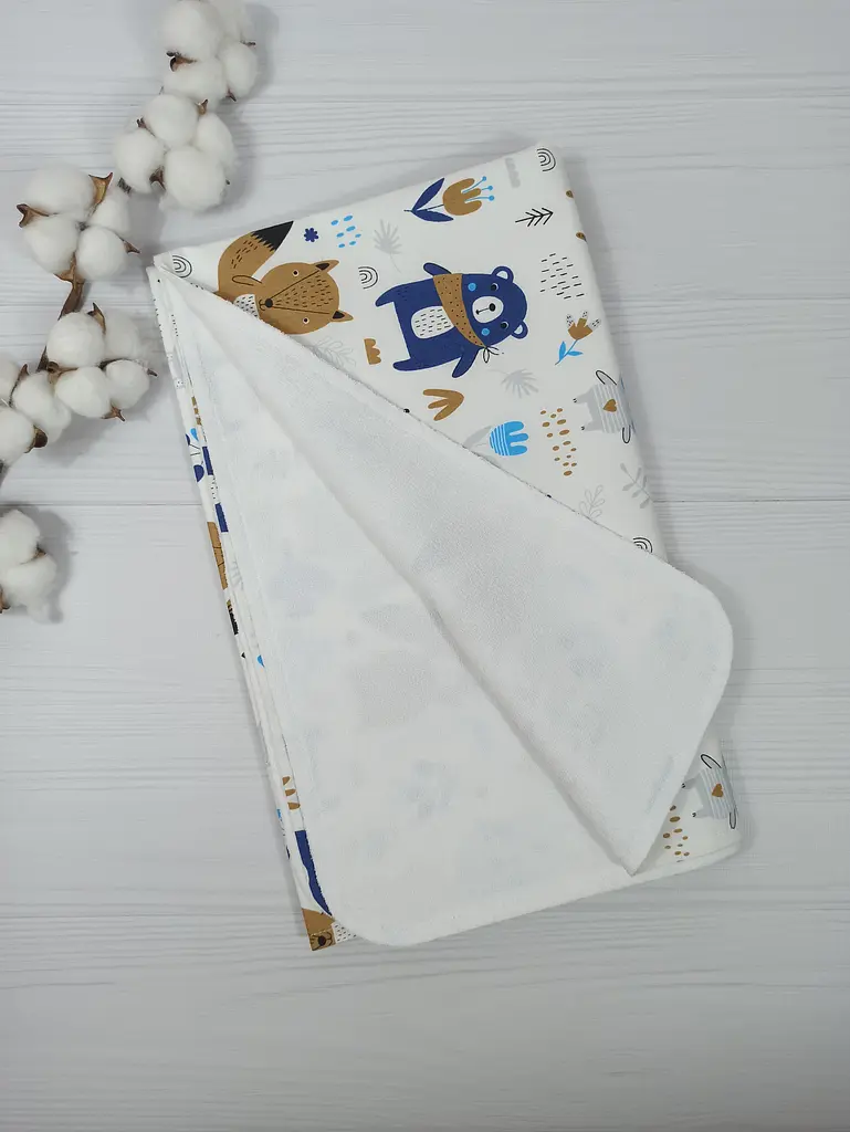Пелюшки дитячі a.l.babybox Горох патріотичний №2 50х80 см 3 шт. (NA 18170044) - фото 7