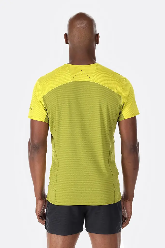 Мужская футболка Rab Sonic Ultra Tee XL Зеленый-Желтый - фото 2
