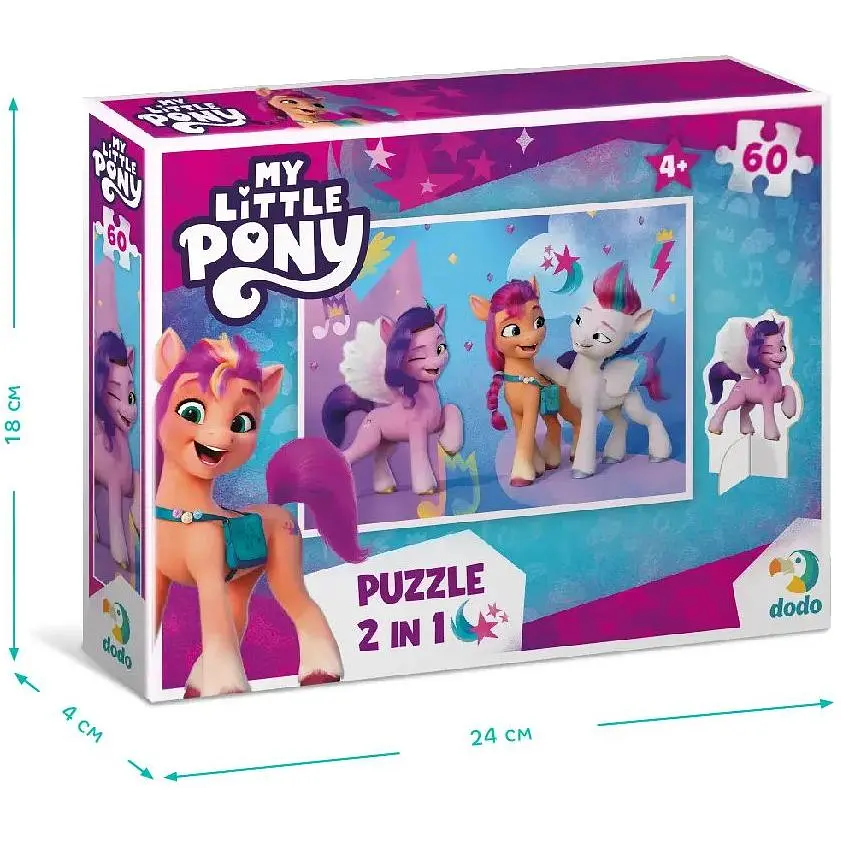 Пазл DoDo My Little Pony, с фигуркой, 60 элементов (200140) - фото 5