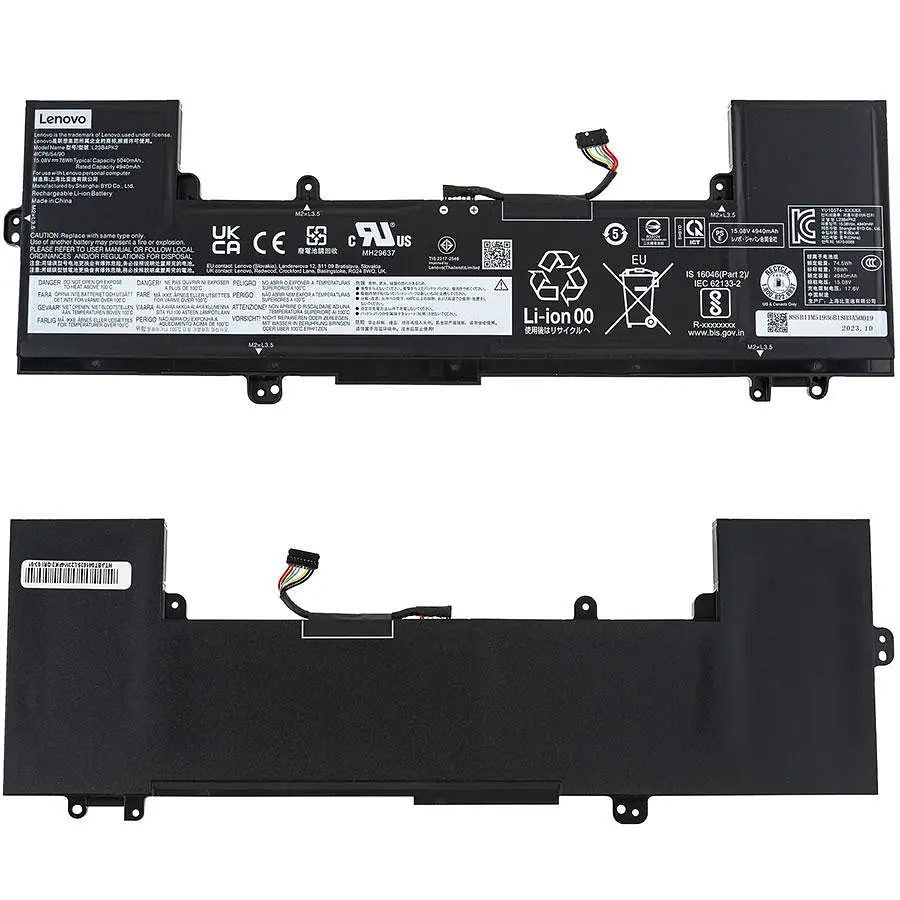Батарея для ноутбуку Lenovo L23M4PK2 (IdeaPad Slim 5 15IRH9R) 15.08 3050mAh Чорний - фото 2