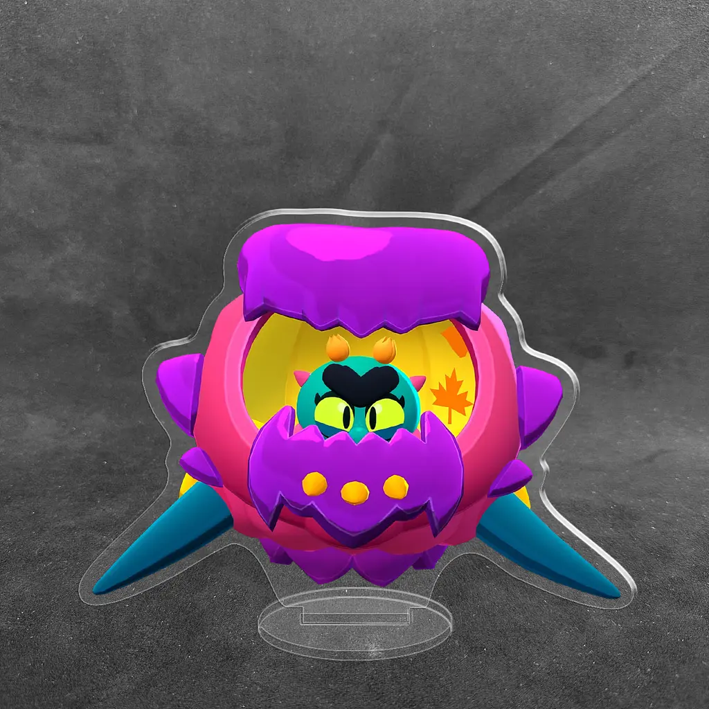 Акрилова колекційна фігурка Brawl Stars Єва у вигляді «Колюча Єва» (Spiky Eve) 10 см - фото 2