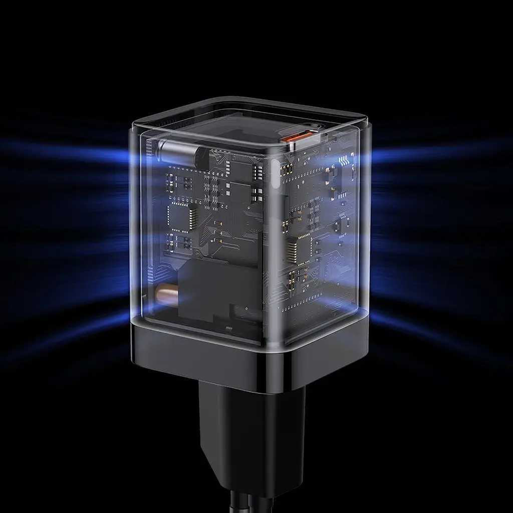 Мережевий зарядний пристрій Baseus GaN3 Fast Charger Type-C 30W Black [CCGN010101] [78685] - фото 10