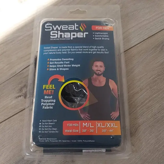Термомайка чоловіча жироспалювальна, майка для схуднення розмір XL/XXL (38-44) Чорна - фото 3