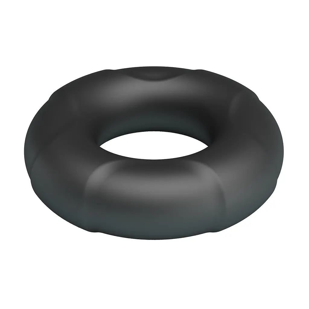 Кільце ерекційне Crazy Bull Super Soft Silicone Arvell 6 см (чорний) - фото 4