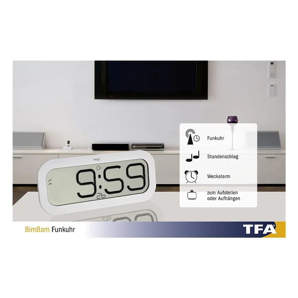 Годинник настільний TFA BimBam 60451402 - фото 3