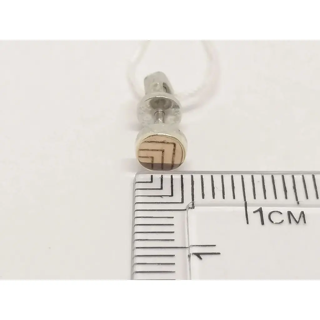 Серебряные пуссеты Golden Silver c позолотой. ЛИБЕ - фото 5