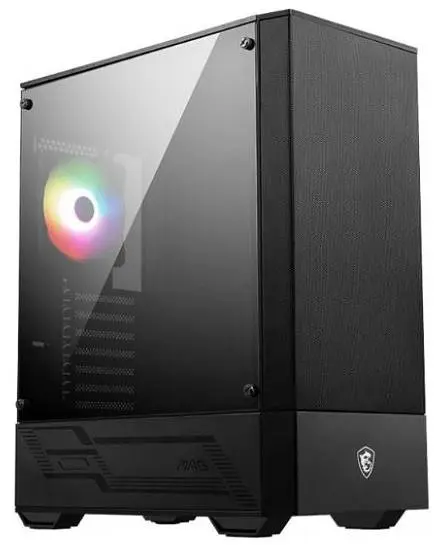 Корпус MSI MAG Forge 110RMAG Forge 110R Black with window (MAG FORGE 110R)
