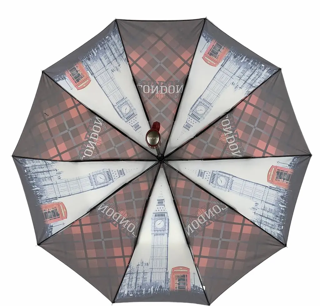 Женский складной зонтик полный автомат The Best 102 см разноцветный - фото 2