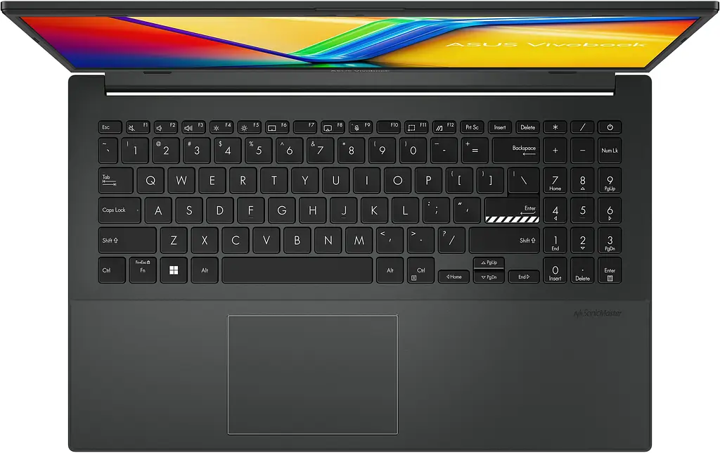 Ноутбук ASUS Vivobook GO E1504FA-BQ210 15.6' FHD IPS, AMD R3-7320U, 8GB, F512GB, UMA, NoOS, Чорний (90NB0ZR2-M00950) - фото 4