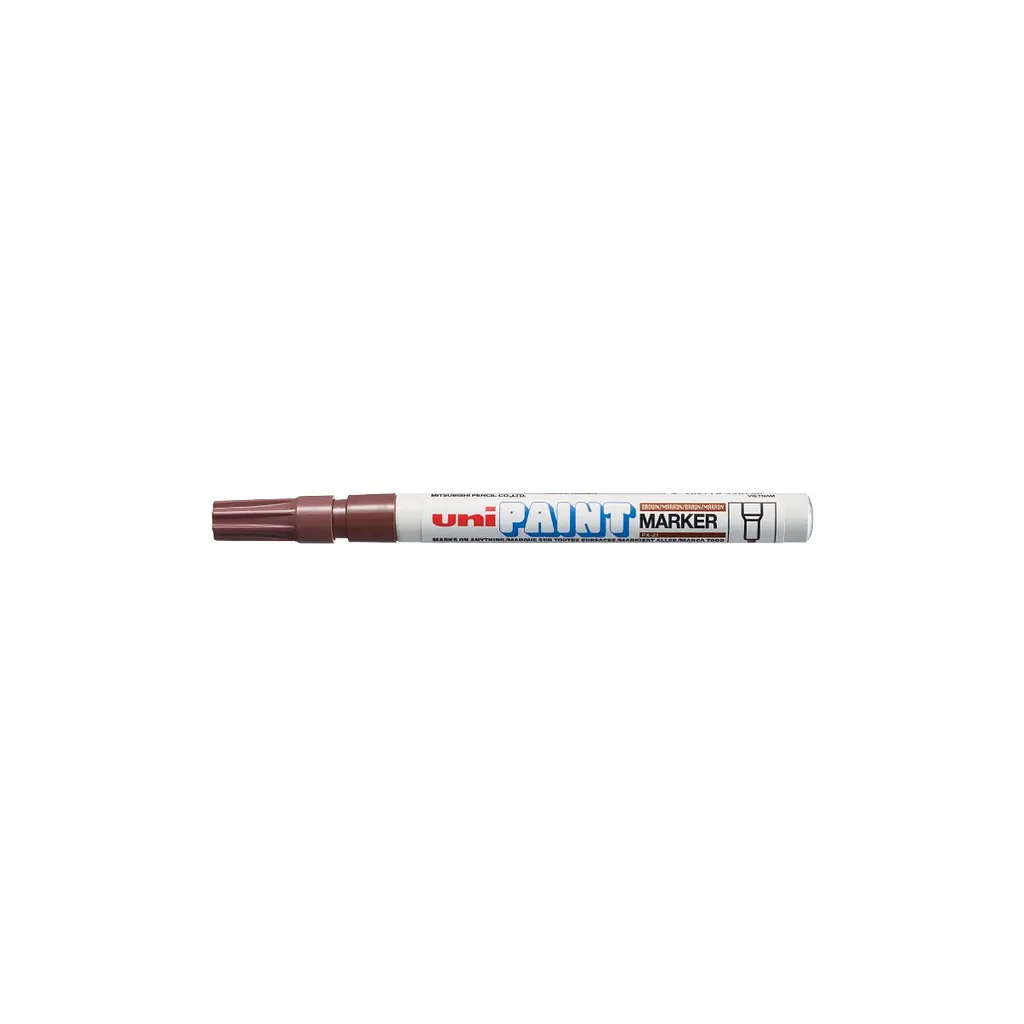 Маркер Uni Paint, 0.8-1.2 мм, коричневий (PX-21.Brown)