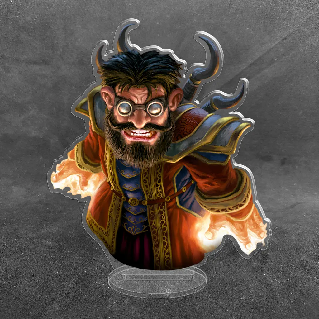 Акрилова колекційна фігурка World of Warcraft Гном 15 см