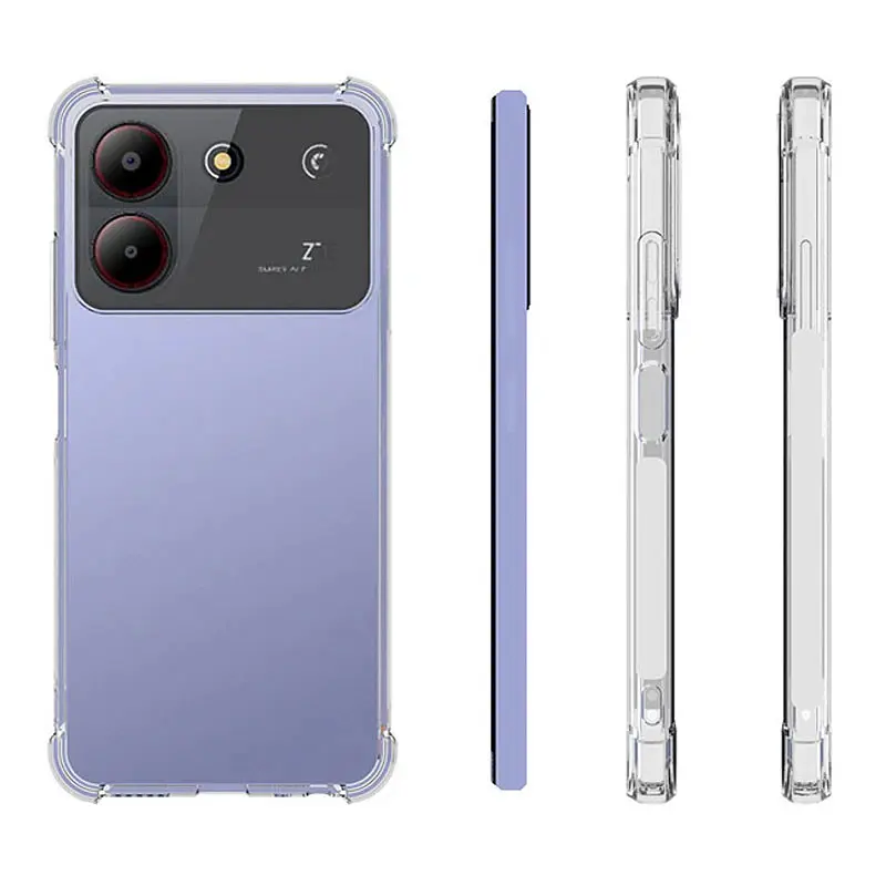 TPU чохол GETMAN Ease logo посилені кути для ZTE Blade A54 4G Безбарвний (прозорий) - фото 3