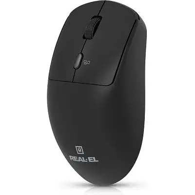 Комп'ютерна мишка Real-El RM-317W Wireless Black (EL123200052) - фото 6