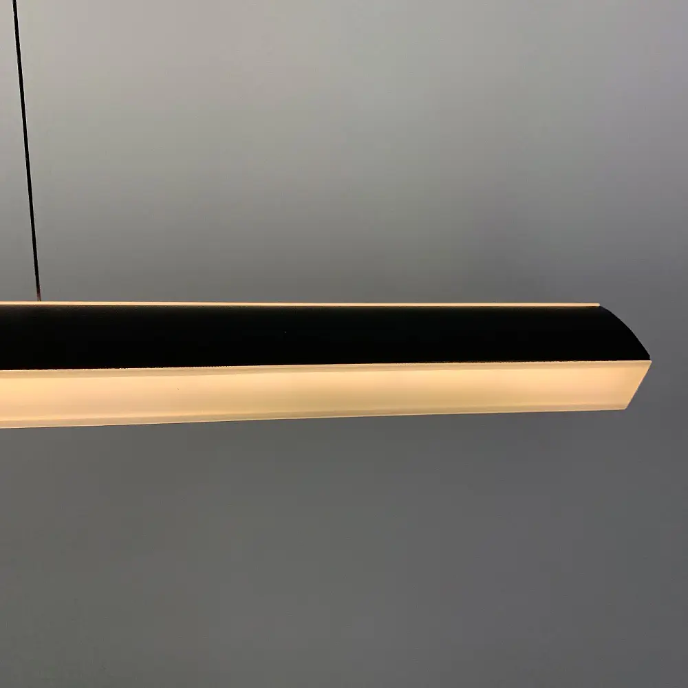 Лінійний чорний LED світильник з двостороннім світлом Line.F Довжина 100 см - фото 6