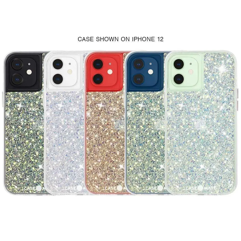 Чохол протиударний з блискітками Case-Mate Twinkle CM043536-00 для iPhone 12/12 Pro (6.1") Stardust (Зоряний пил) - фото 5