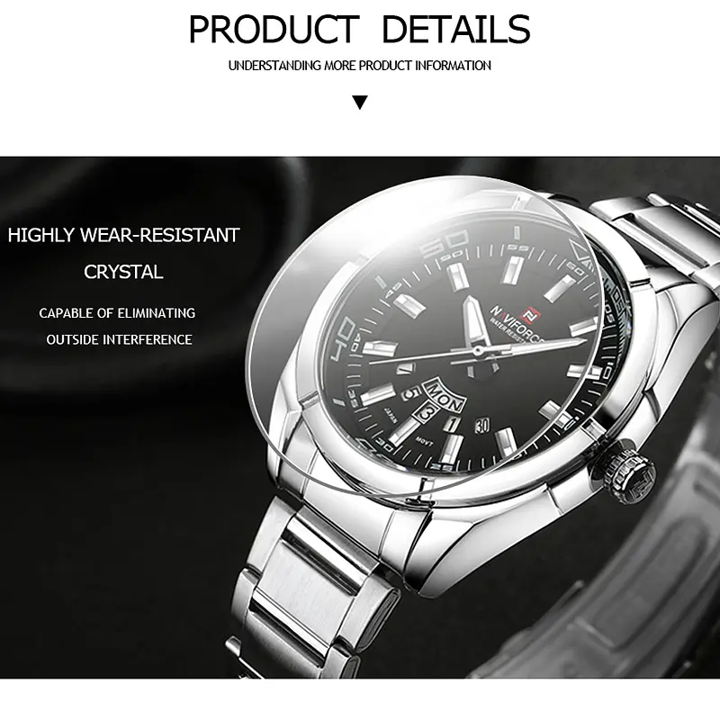 Годинник Naviforce Rocket BlackDial - фото 8