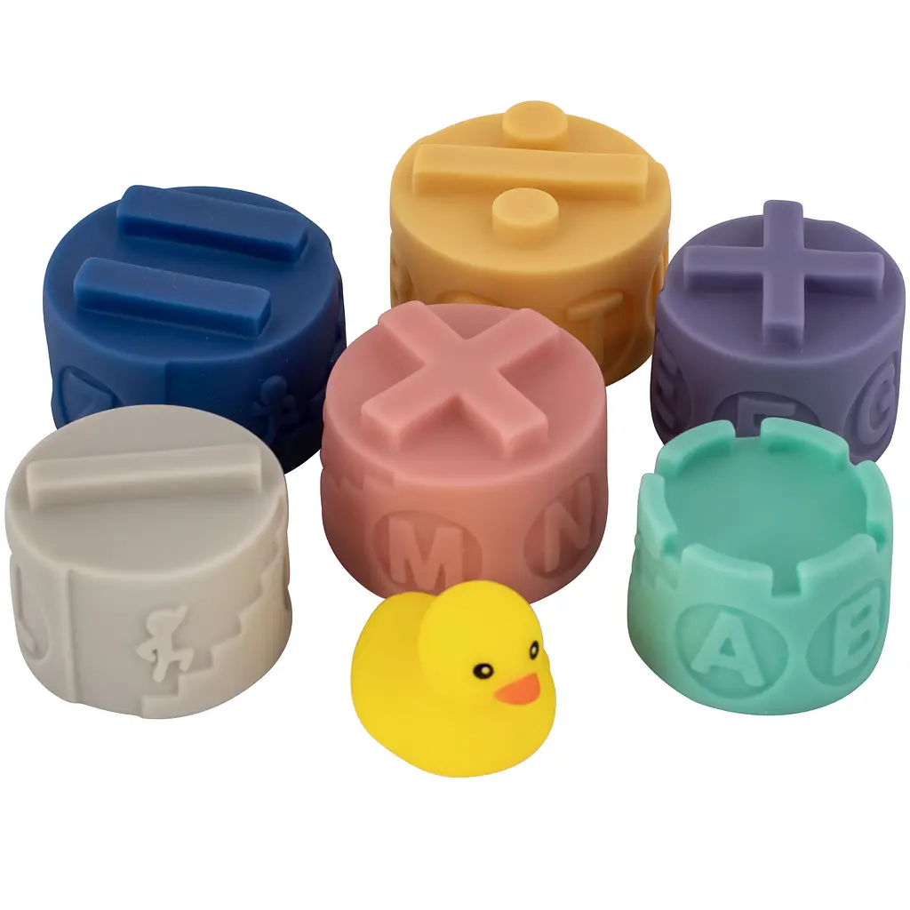 Игрушка-пирамидка Baby Team Цветная башня (8865) - фото 2