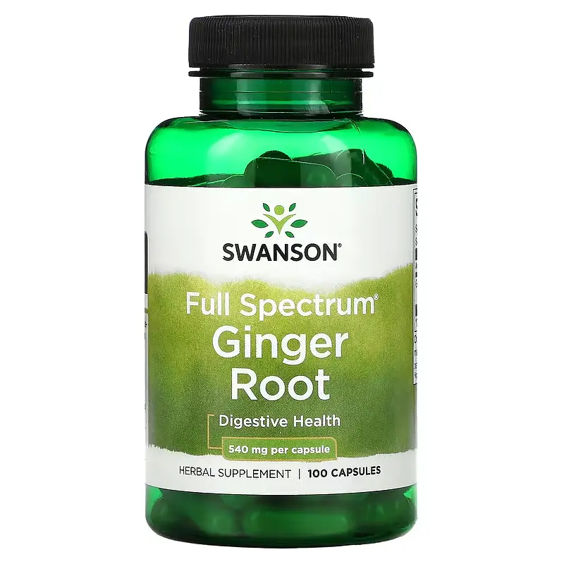Корінь Імбиру Ginger Root 540 мг - 100 капсул