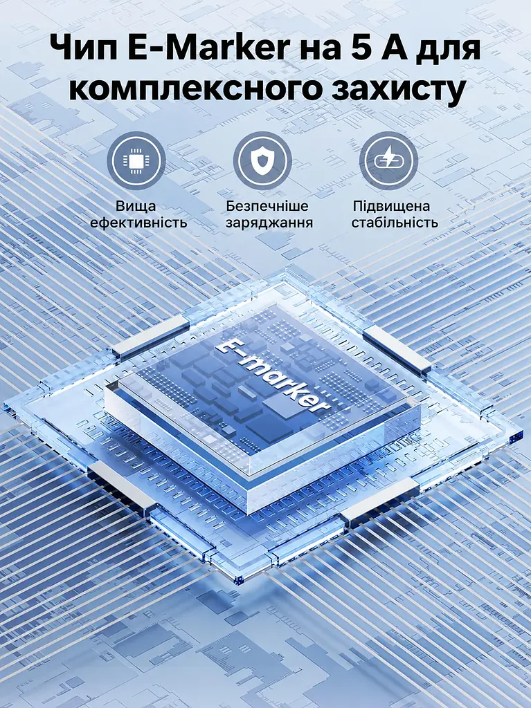 Кабель UGREEN US335 USB-C - USB-C кутовий 90° PD 100 Вт 1 м космічний сірий (70696) - фото 7