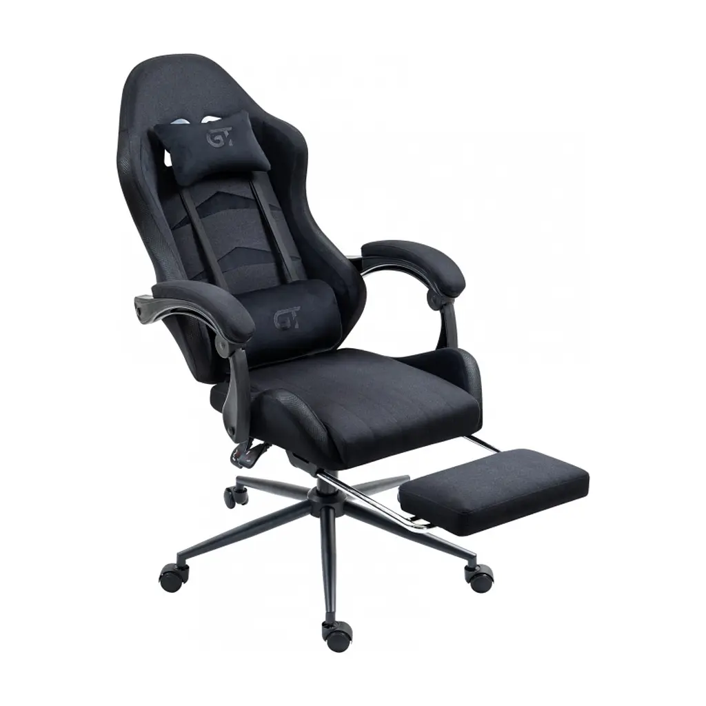 Крісло ігрове GT Racer X-2325 Fabric Black LED (X-2325 Fabric Black L) - фото 4
