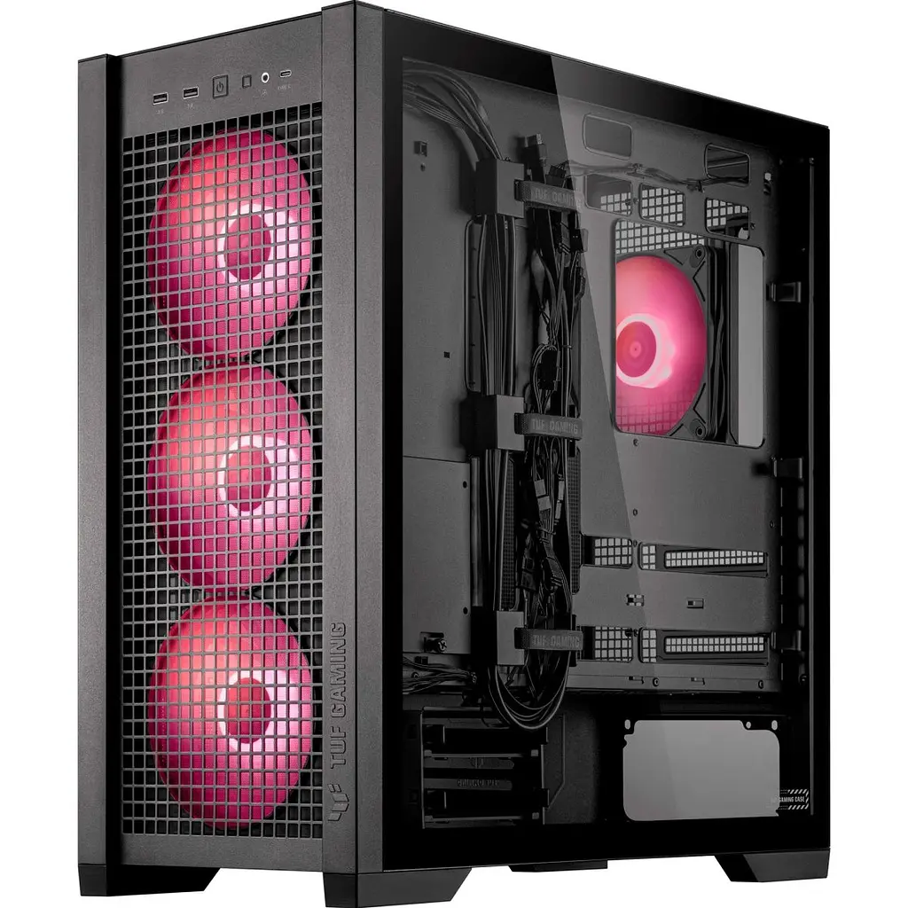 Корпус Asus TUF Gaming GT302 ARGB Black (90DC00I0-B19000) [134499] - фото 6