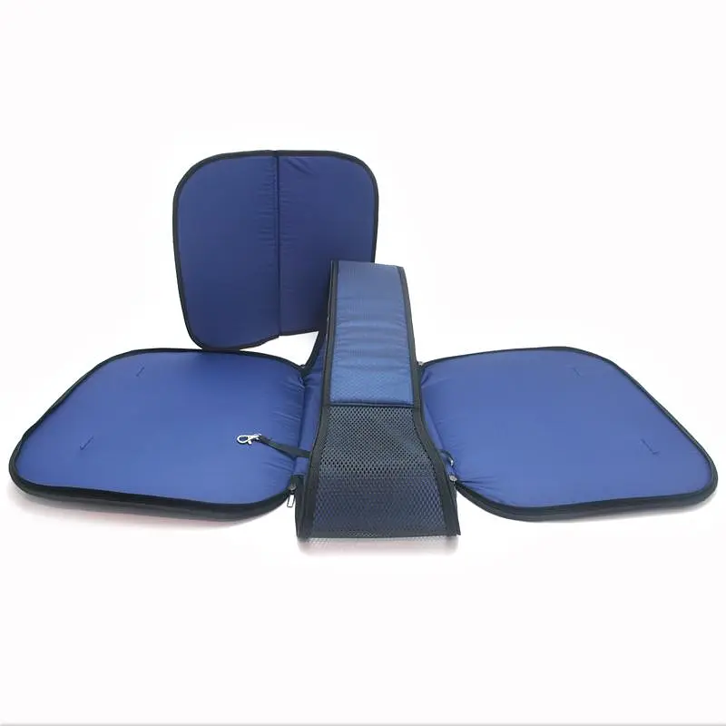 Сумка переноска Полли для кошек и малых пород собак Zoo-hunt №0 22х37х33 см синяя - фото 2