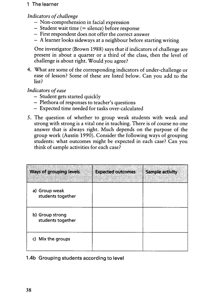 Classroom Observation Tasks. A Resource Book for Language Teachers and Trainers - фото 13