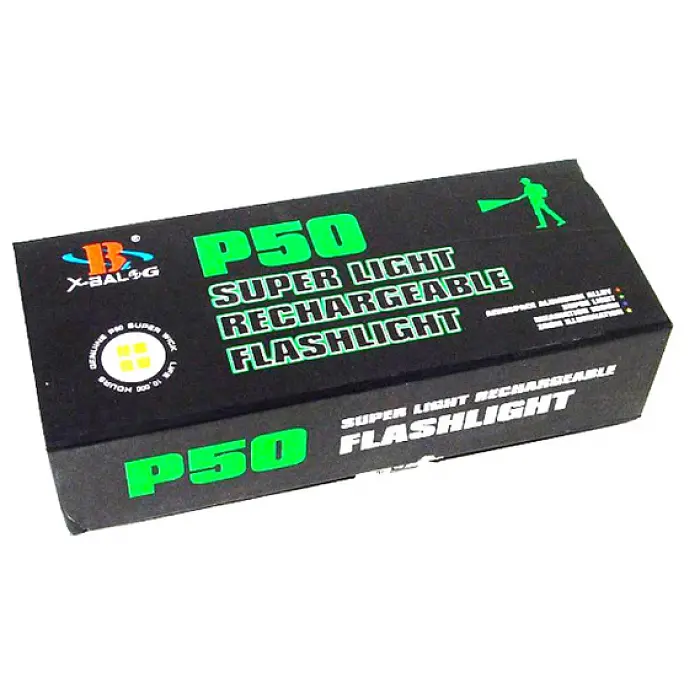 Фонарик тактический BL Police BL QP510-P50 с подствольным креплением Zoom и выносной кнопкой - фото 9