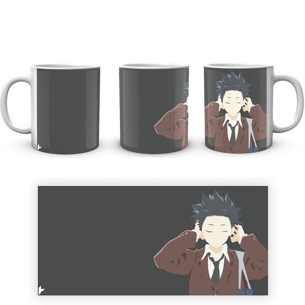 Кухоль GeekLand Silent Voice Форма голосу Ішида SV 02.16 330 мл білий - фото 4
