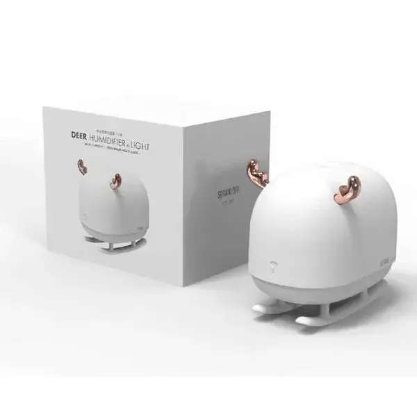 Портативний зволожувач повітря XiaomiSothing Deer HuXiaomidifier and Light DSHJ-H-009 White - фото 4