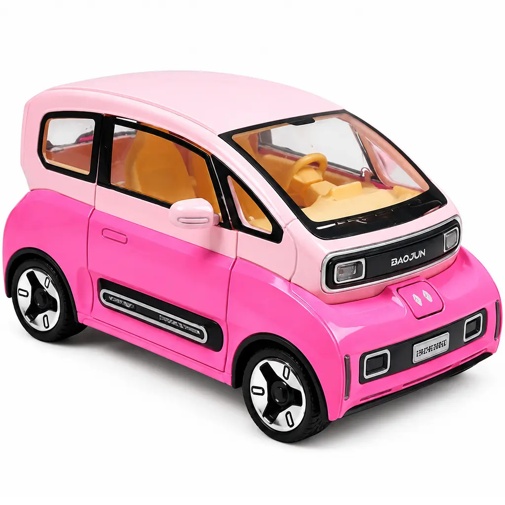 Іграшкова машинка AutoExpert Baojun KiWi EV 1:24 металопластикова, інерційний механізм, світлові та звукові ефекти, відкривні двері - фото 4