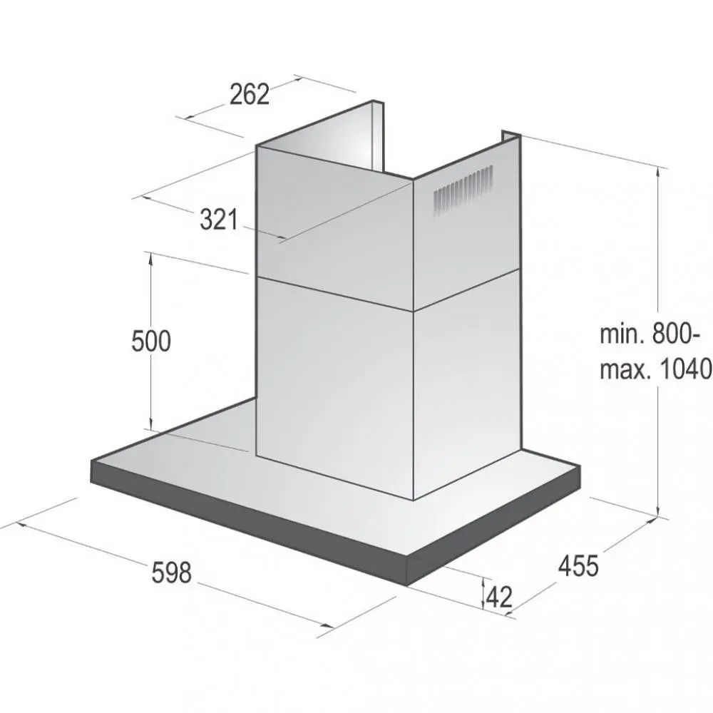 Вытяжка Т-образная Gorenje WHT6SYW - фото 5