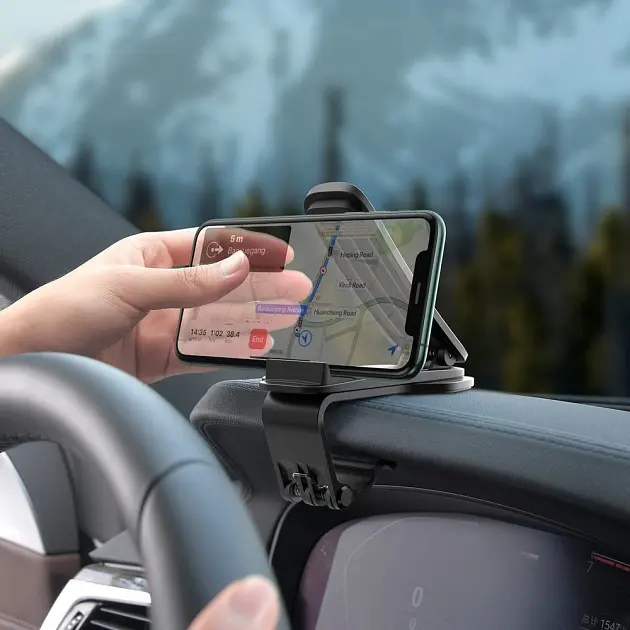 Кріплення для телефону Baseus Big Mouth Pro Car Mount чорний Applicable to centre consoleSUDZ-A01 - фото 5
