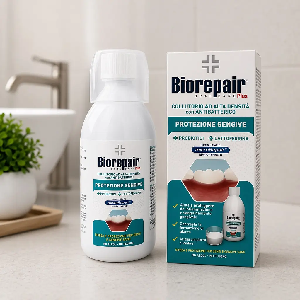 Ополіскувач для ротової порожнини Biorepair Plus Інтенсивне лікування ясен з пребіотиками 250 мл - фото 3