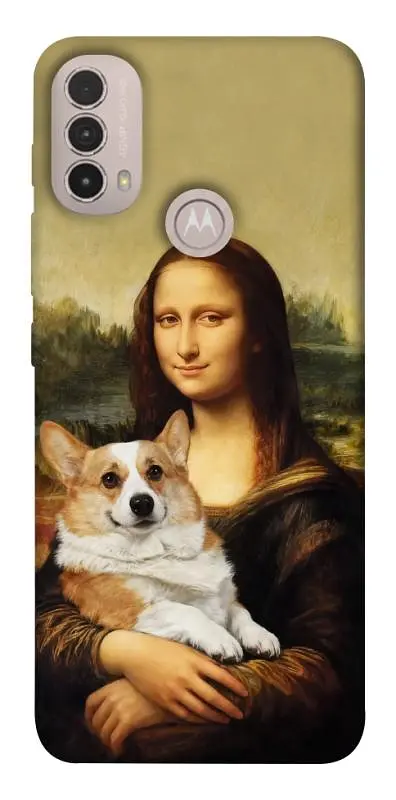 TPU чохол Demsky Mona corgi для Motorola Moto E40
