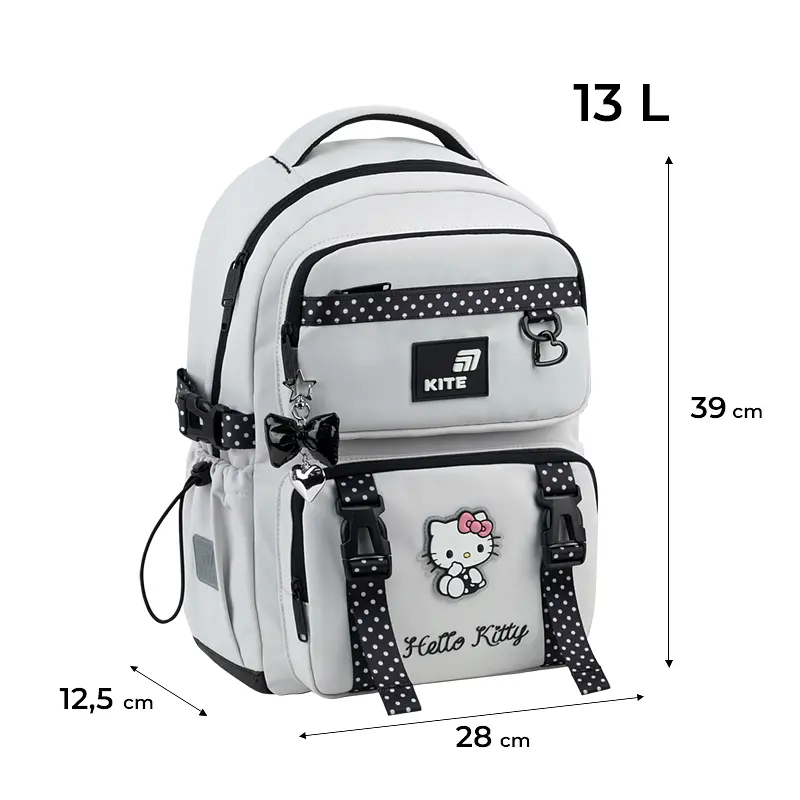 Рюкзак для початкової школи Kite Education 1022 HK Сірий (HK26-1022M) - фото 3