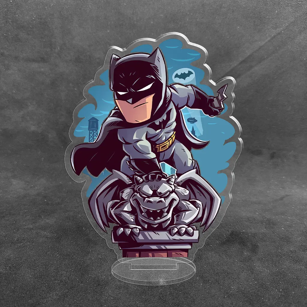 Акрилова колекційна фігурка Чібі Chibi Бетмен Batman 10 см - фото 2