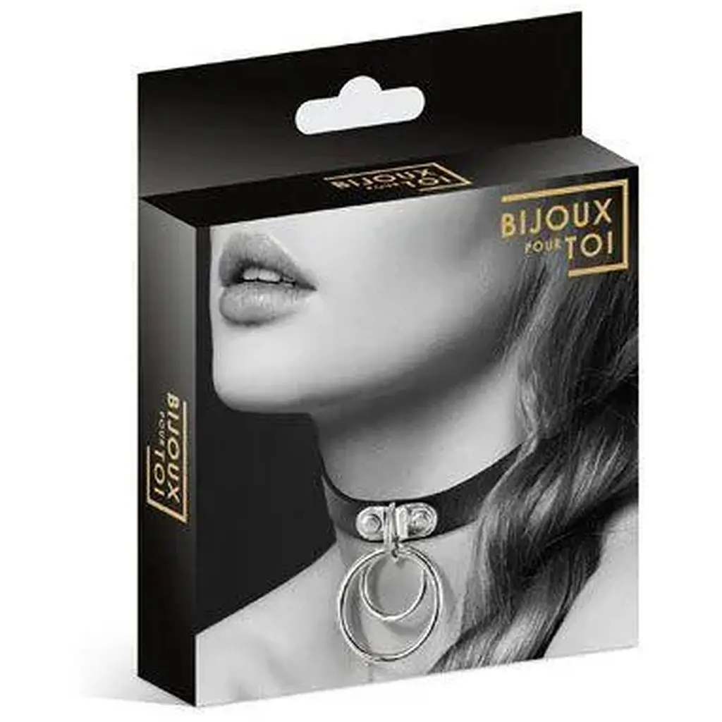 Чокер із двома кільцями Bijoux Pour Toi - TWO RINGS - фото 1