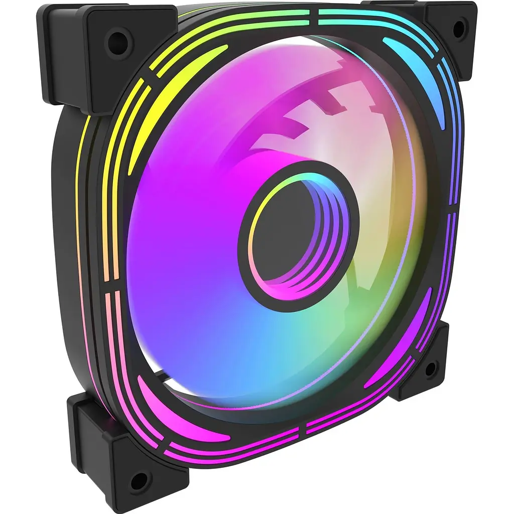 Комплект вентиляторів Darkflash INF24 3 in 1 Black (INF24 3IN1(PWM) black) - фото 2
