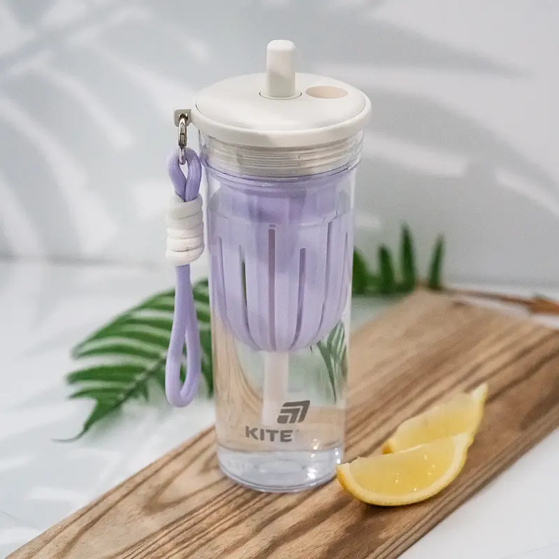 Стакан для воды Kite бело-лиловый 650 мл (K25-1219-2) - фото 10
