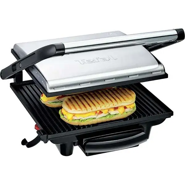 Гриль Tefal Panini Grill 2000 Вт чорно-сірий (GC241D38) - фото 4