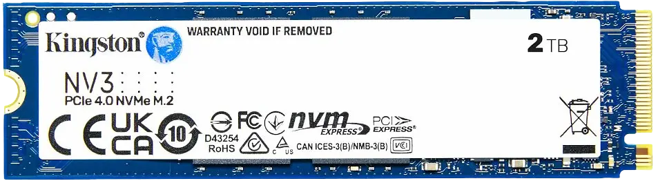 SSD M.2 накопичувач Kingston NV3 2TB (SNV3S/2000G) - фото 2