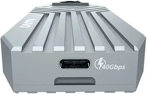 Зовнішня кишеня Grey, M.2, Type-C 4.0, 1xM.2 NVMe Maiwo teh0020671 - фото 3
