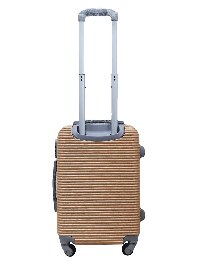 Валіза маленька S ABS-пластик Milano bag 004 56,5×39×24см 40л Шампань - фото 3