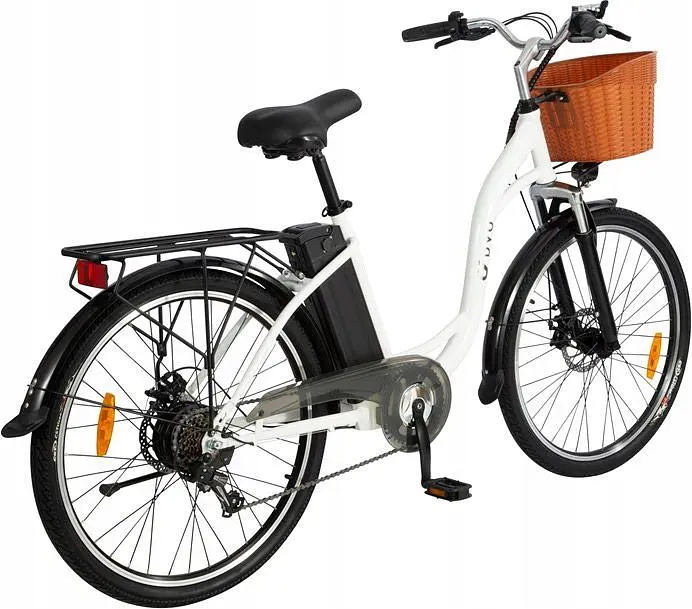 Электровелосипед DYU C6 White [86475] - фото 2